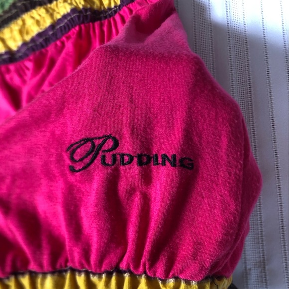 Vtg Y2K Pudding Jeans Ruffle Tank Top - Picture 3 of 13